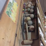 Garden croquet game
