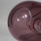 Monica Backström Art Glass Vase In Burgundy And White, For Kosta Boda