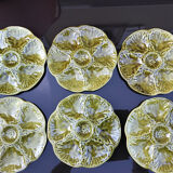 Assiettes à huîtres Gien