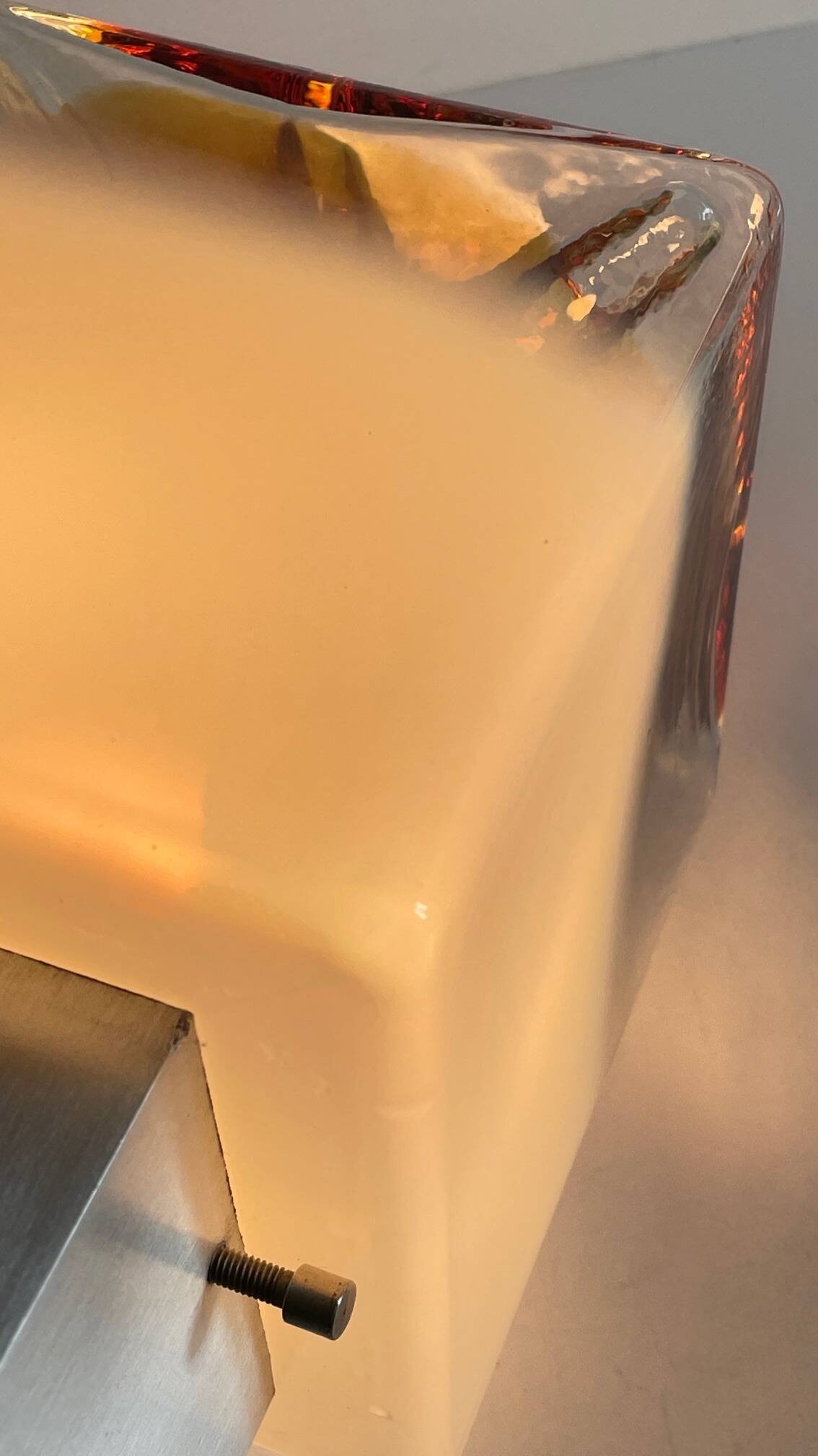 Space age style mazzega wall light