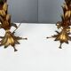 Pair of gold-plated palm tree table lamps by Hans Kögl, Germany, 1970s