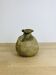 Vintage stoneware free form ball vase