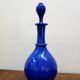 Vintage cobalt blue opaline carafe