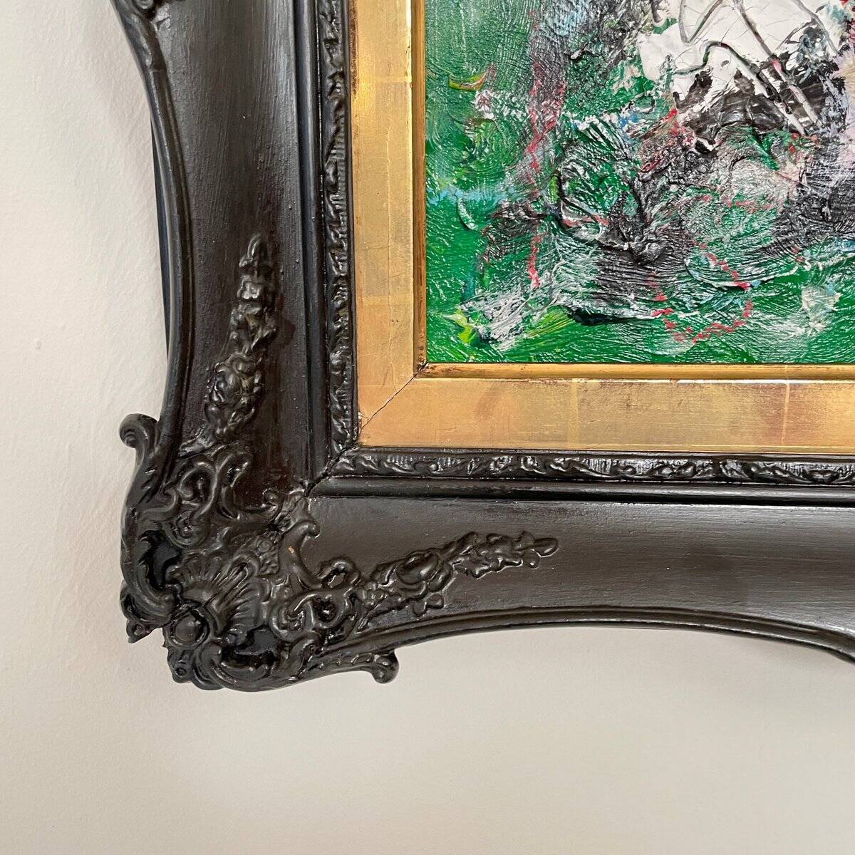 Felix Bachmann, Abstract Composition, Acrylic & Mixed Media on Board, 2022, Framed