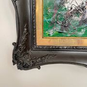 Felix Bachmann, Abstract Composition, Acrylic & Mixed Media on Board, 2022, Framed