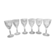 6 verres à vin blanc cristal Saint Louis modèle Chantilly