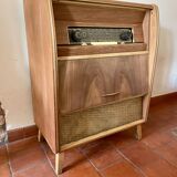 Meuble radio lecteur vinyles
