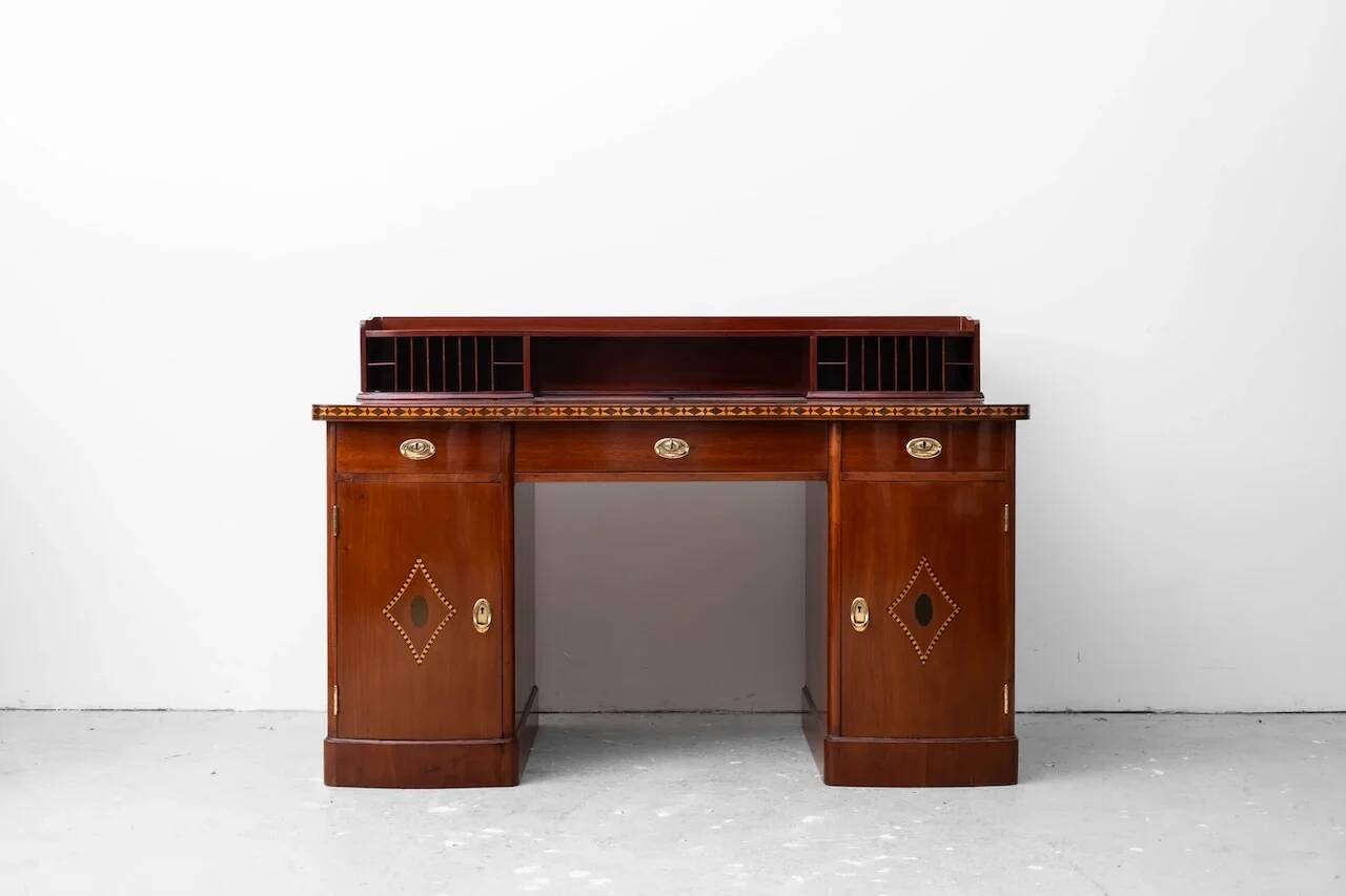 Original Art Nouveau desk (Vienna, c. 1908), execution: Unknown Wiener Werkstätte (Vienna, c. 1908)
