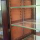 Pharmacy craft furniture 6 doors partly glazed 19th walnut