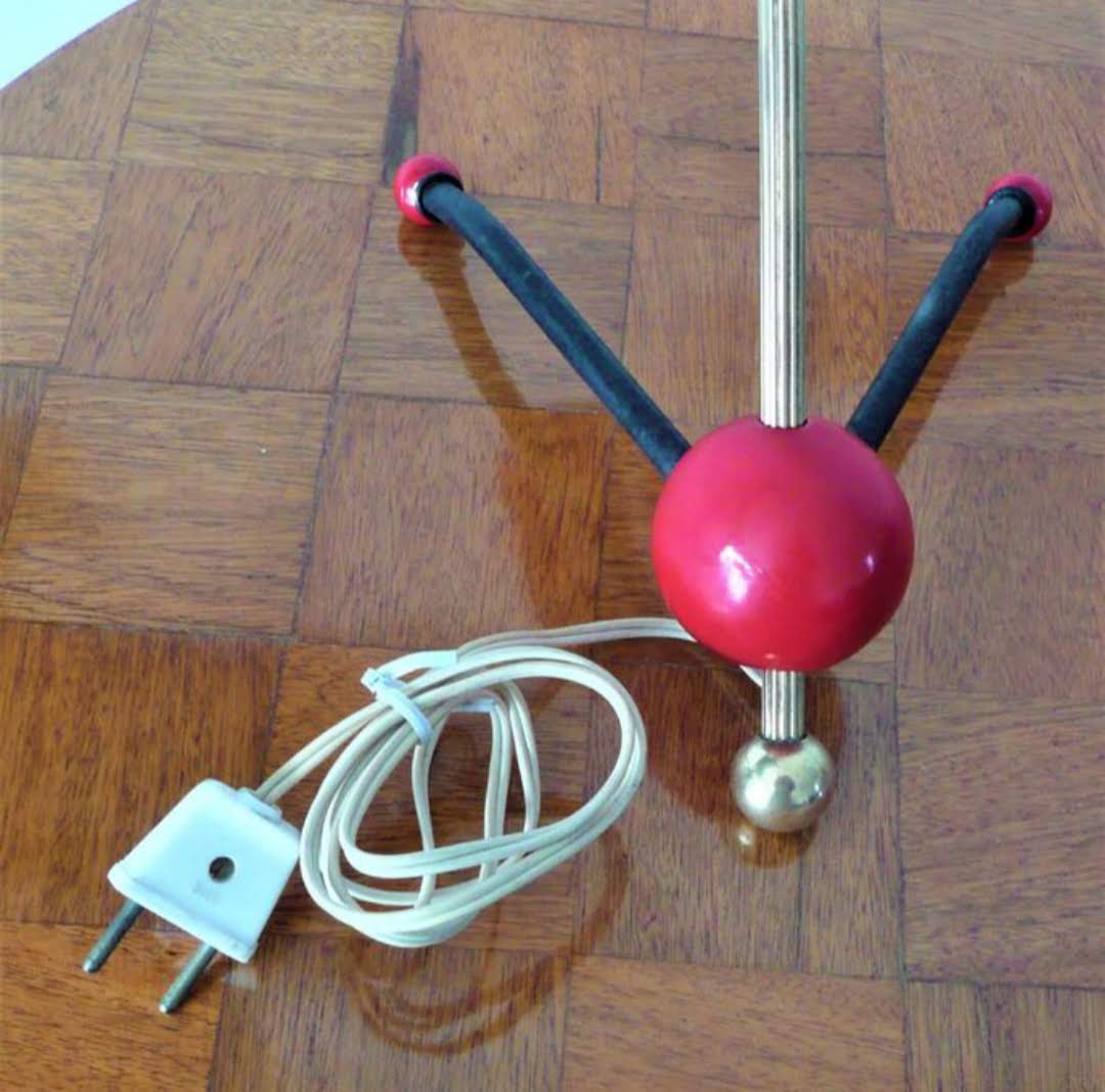 Table lamp brass and bakelite Otto Kolb 50s