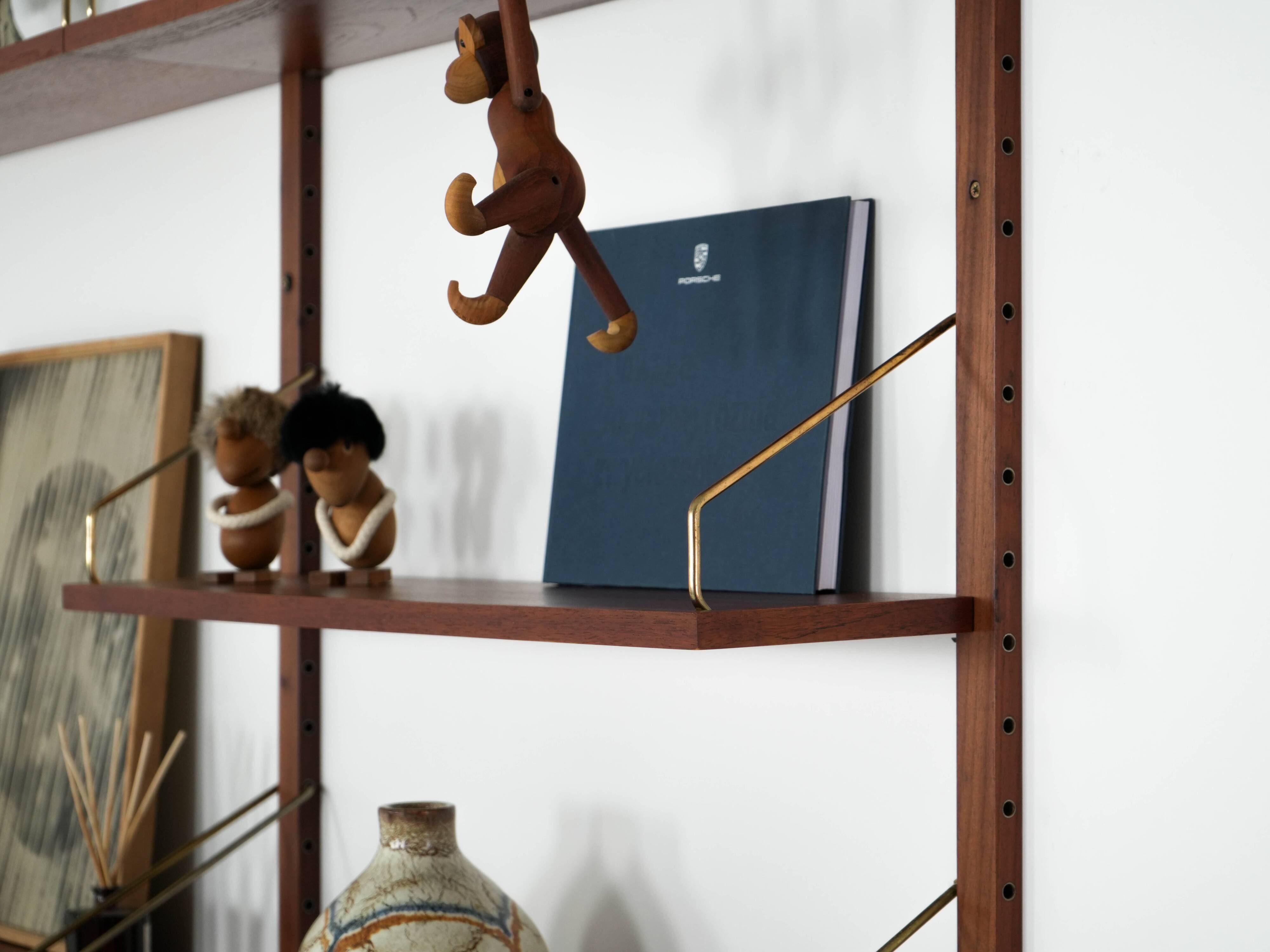 Teak shelving unit, Danish design, 1960s, designer: Poul Cadovius