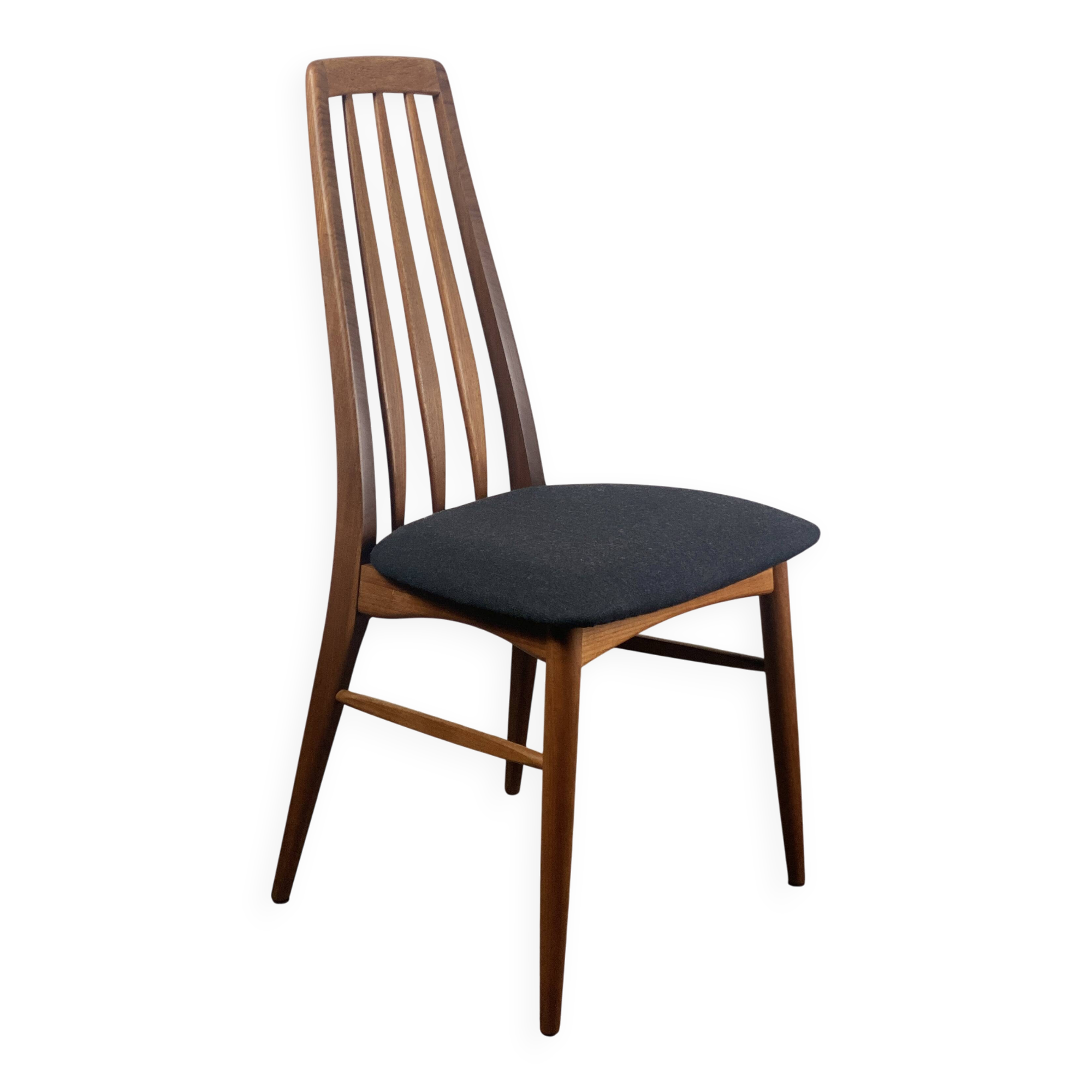 Scandinavian Eva chair by Niels Koefoed, fabric, 1964