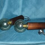 Pair pendants brutalist style 1970