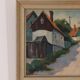 « Scène de village » par Alvar Johansson