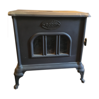 "Godin" cast iron wood stove