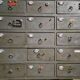 Antique hardware cabinet with 48 drawers, circa 1900.