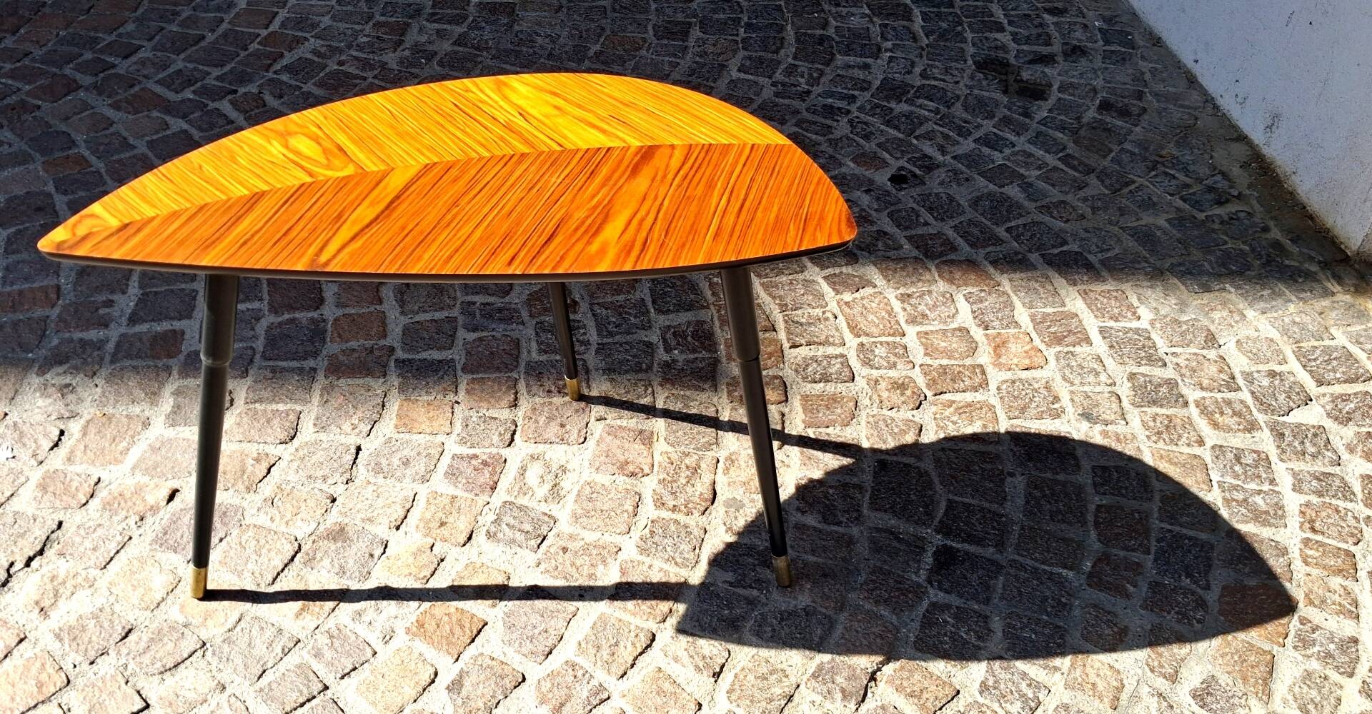 Vintage coffee table with 1970s Scandinavian design.