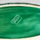 large bowl / dish in green Digoin slip, bamboo style, 50s-60s
