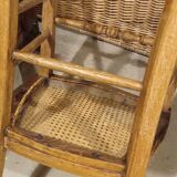 Old cane bistro chair