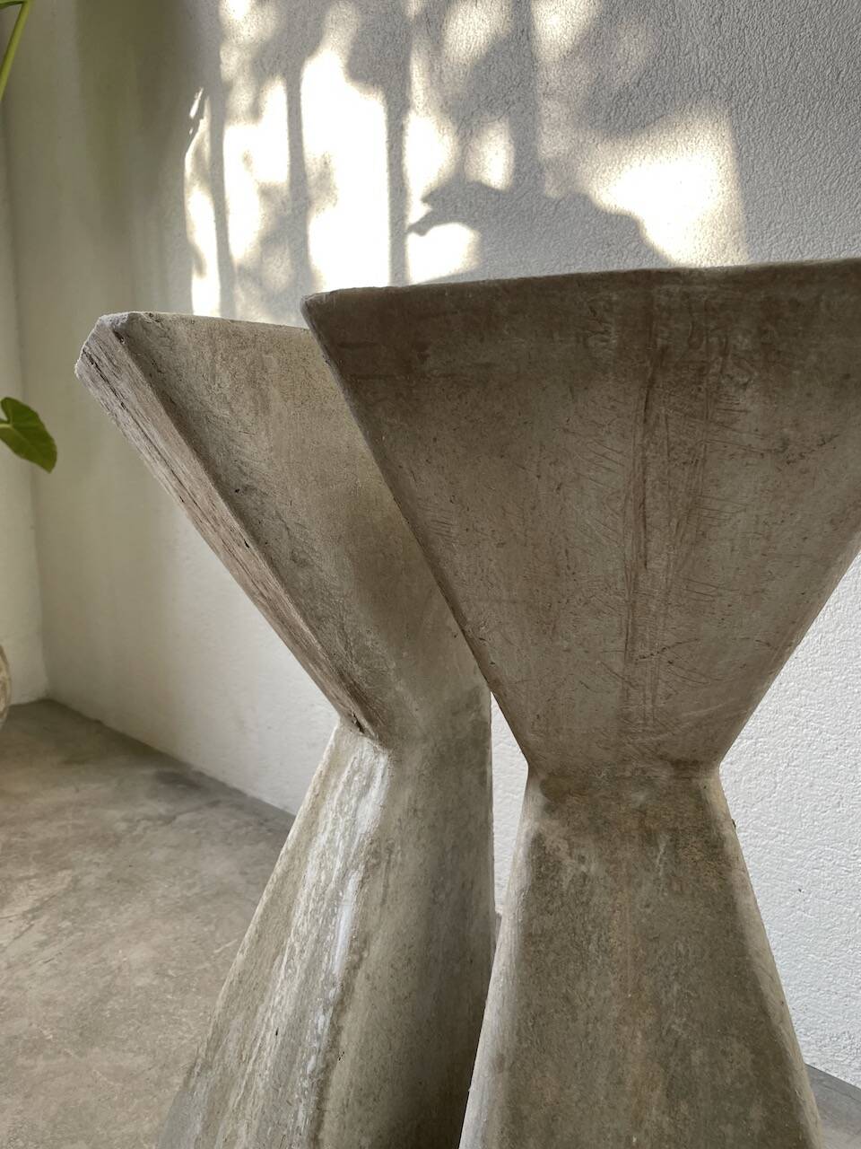 Planters jardinières fibrociment triangulaires