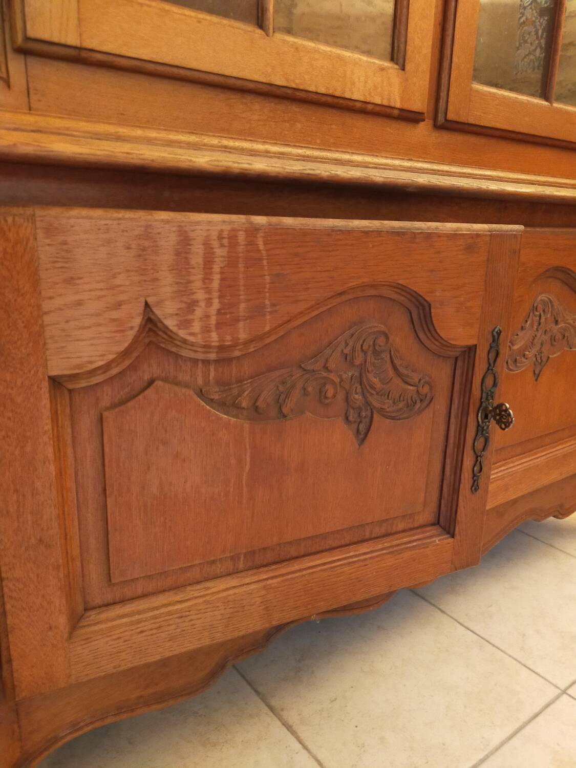 Vitrine ancienne en bois