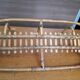 Rattan and bamboo coat rack of the 60s