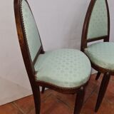 Art deco style mahogany chairs