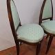 Art deco style mahogany chairs