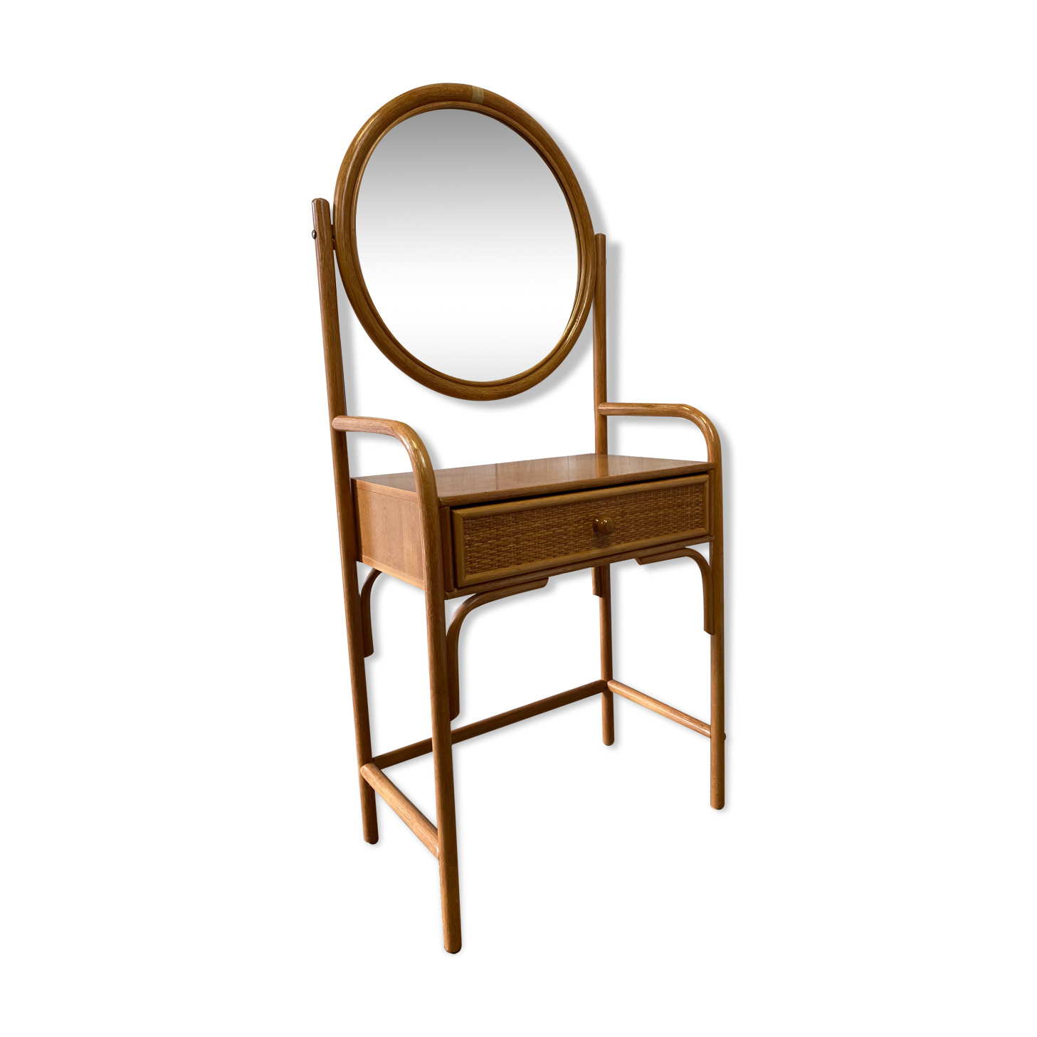 Vintage rattan dressing table