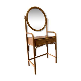 Vintage rattan dressing table