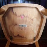 Horgen Glarus bistro chair, signed and made in Switzerland - 1950s