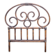 Vintage 60s bamboo rattan headboard