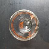 Set of six vintage French glasses for liquor