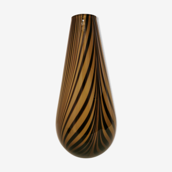 Vase vintage XXL verrerie de Pologne