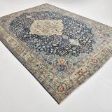 8x10 Oversize Navy Blue Persian Rug, 227x313Cm