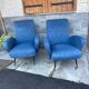 Paire de fauteuils vintage années 50/60