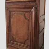 Buffet bas vintage 1700 en bois de chêne. Commode rustique en bois