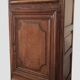 Buffet bas vintage 1700 en bois de chêne. Commode rustique en bois