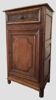 Buffet bas vintage 1700 en bois de chêne. Commode rustique en bois