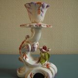 ceramic candlestick chandelier Italy vintage decor candleholder