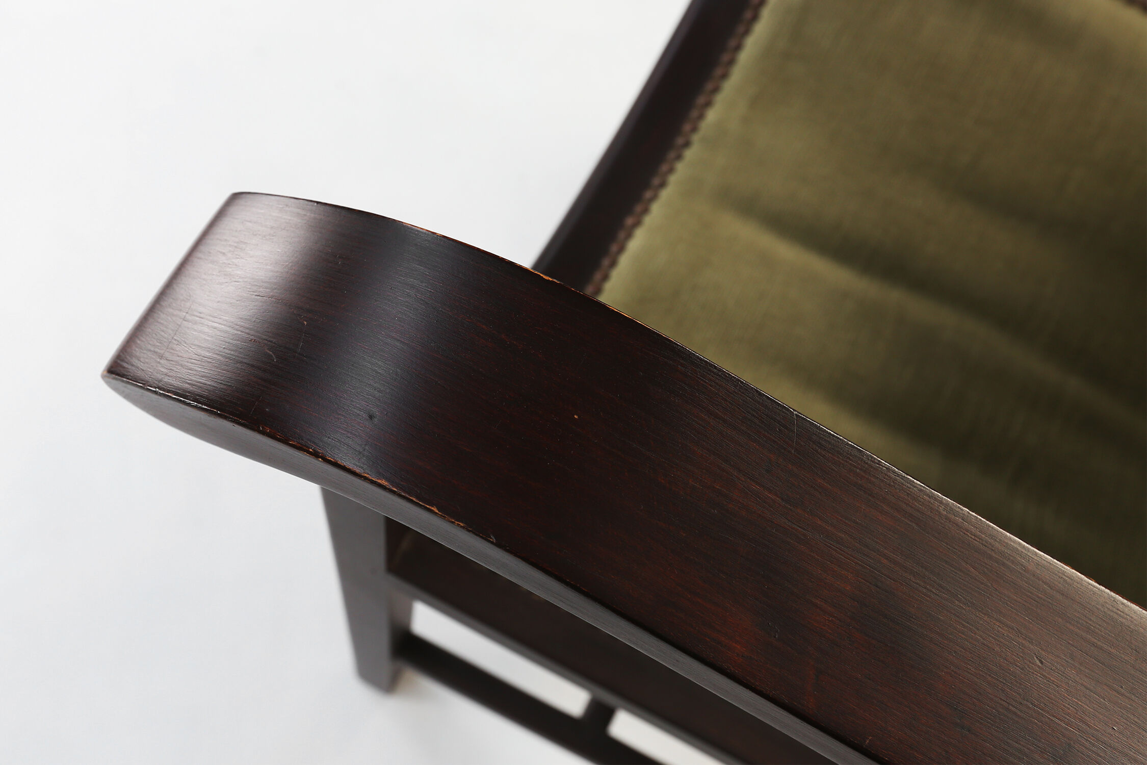 Art deco armchair in black and green ca.1930