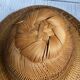 Asian hat made of bamboo and braided rattan
