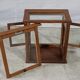 Old teak scale box