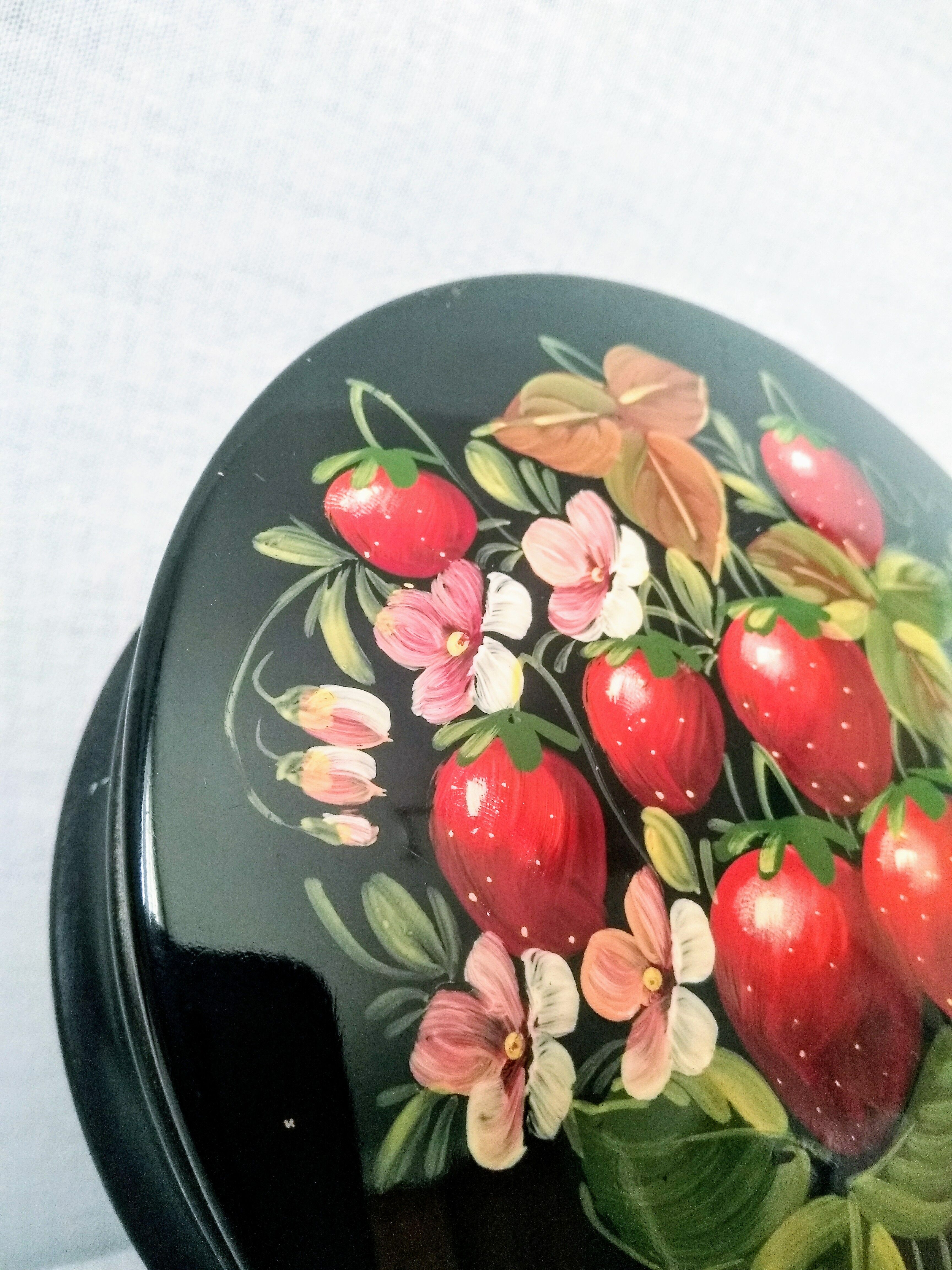 Former hand-painted Russian box