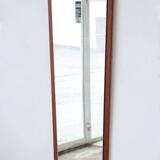 Vintage Scandinavian teak mirror – 1960s