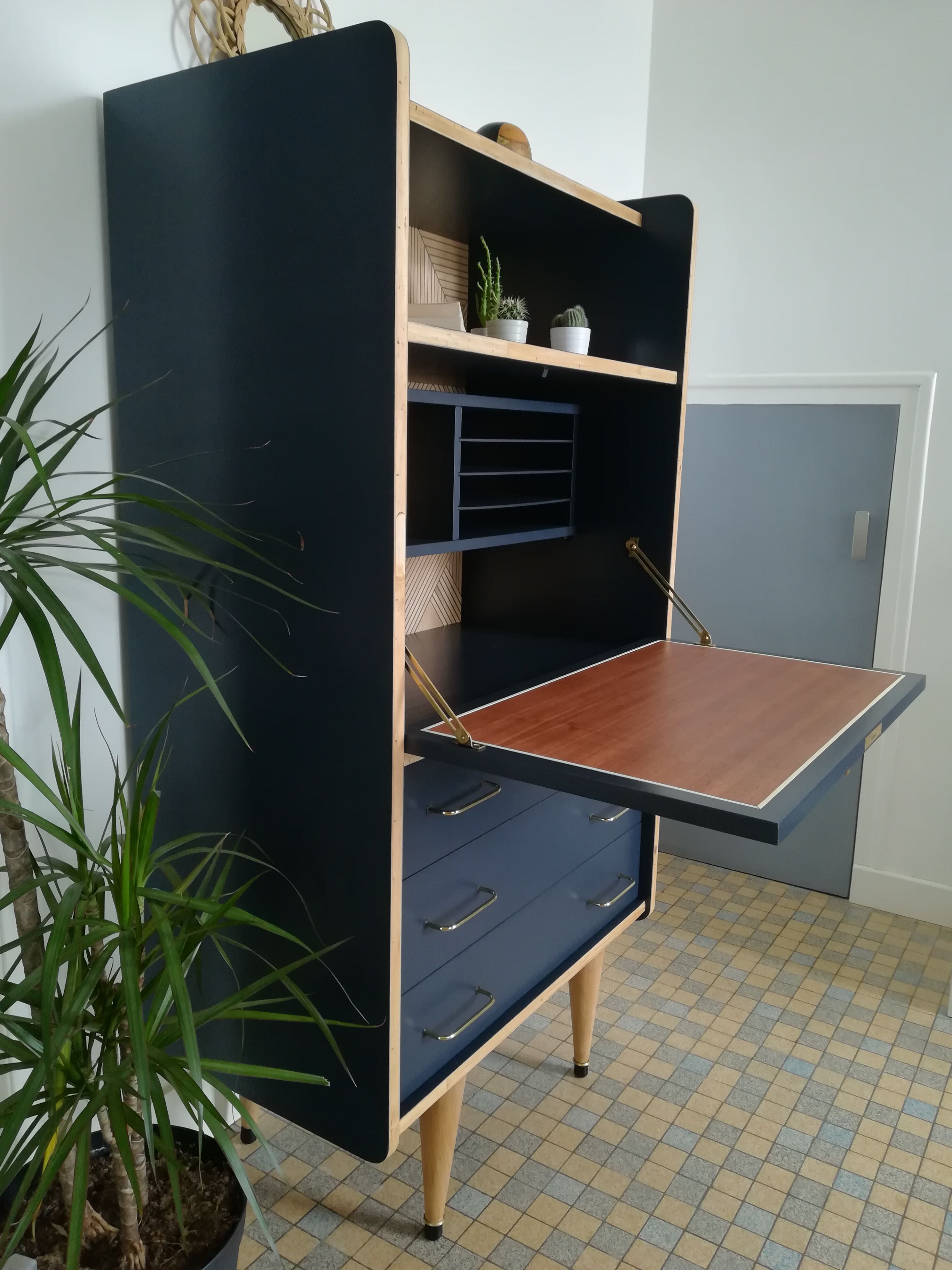 Vintage writing desk 50/60
