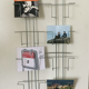 Double display for postcards, photos, books and CDs