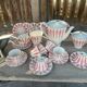 Set of 2 vintage Digoin coffee cups