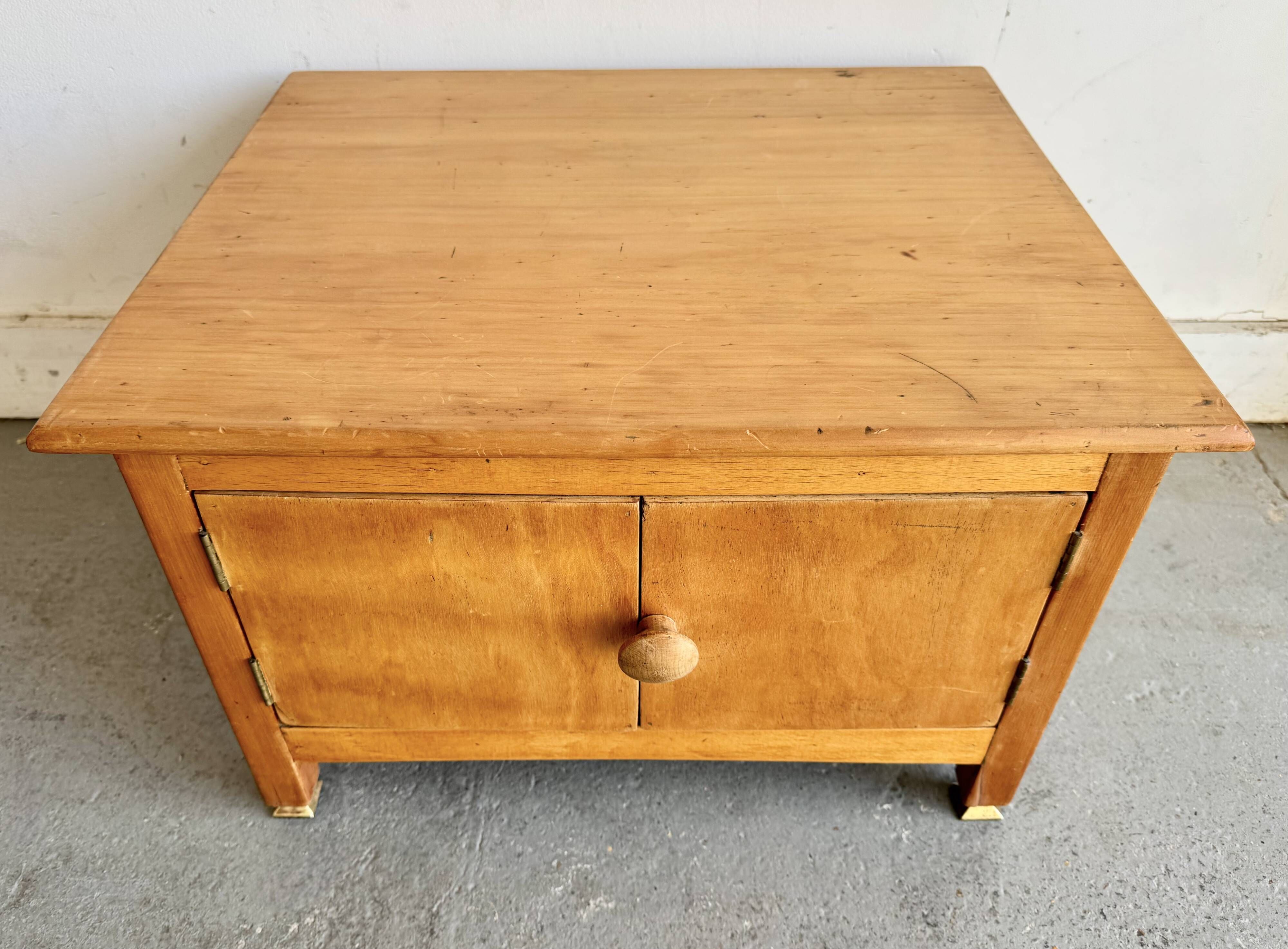 Vintage Low Bedside Cabinet