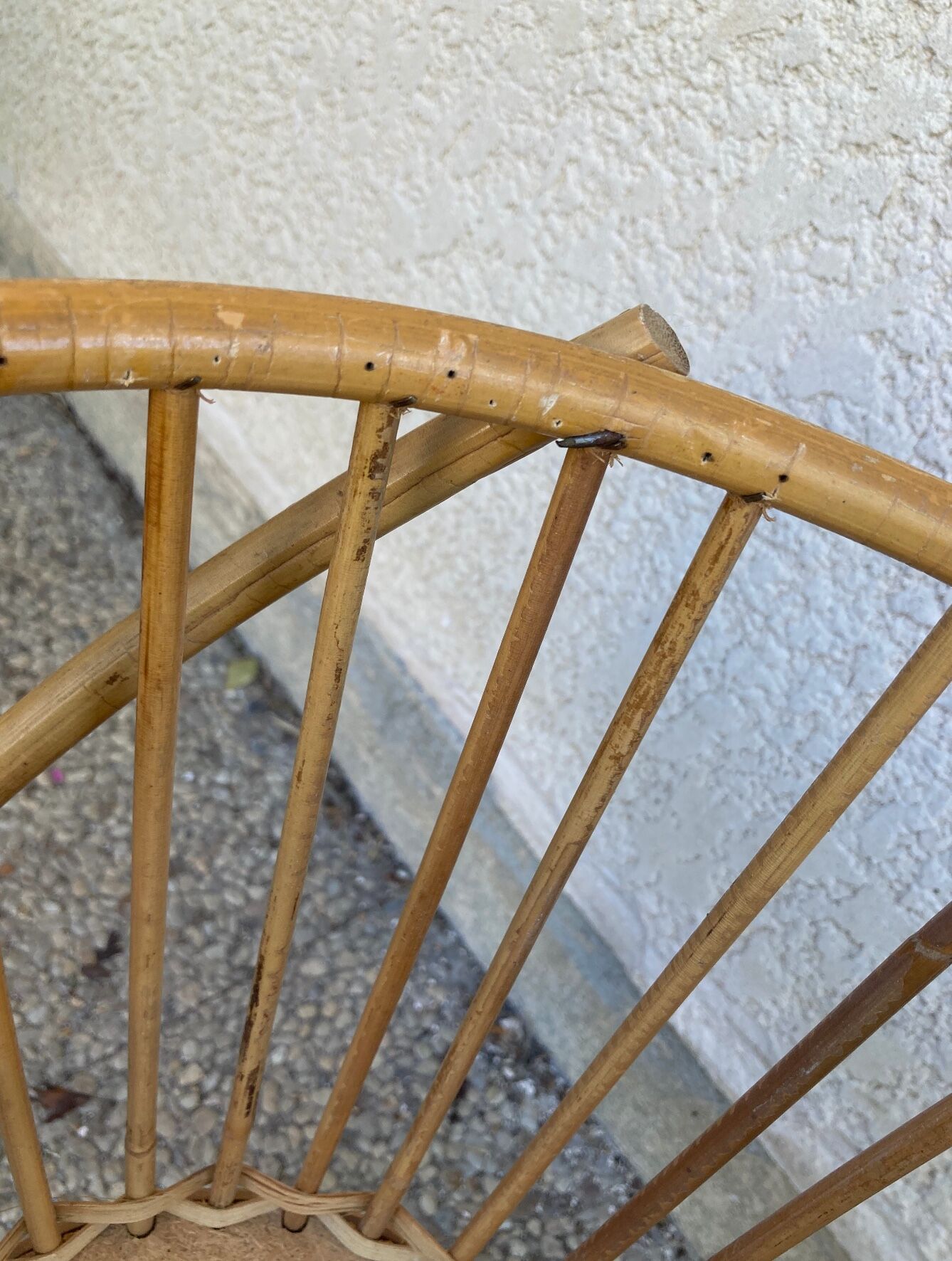 Vintage rattan worker